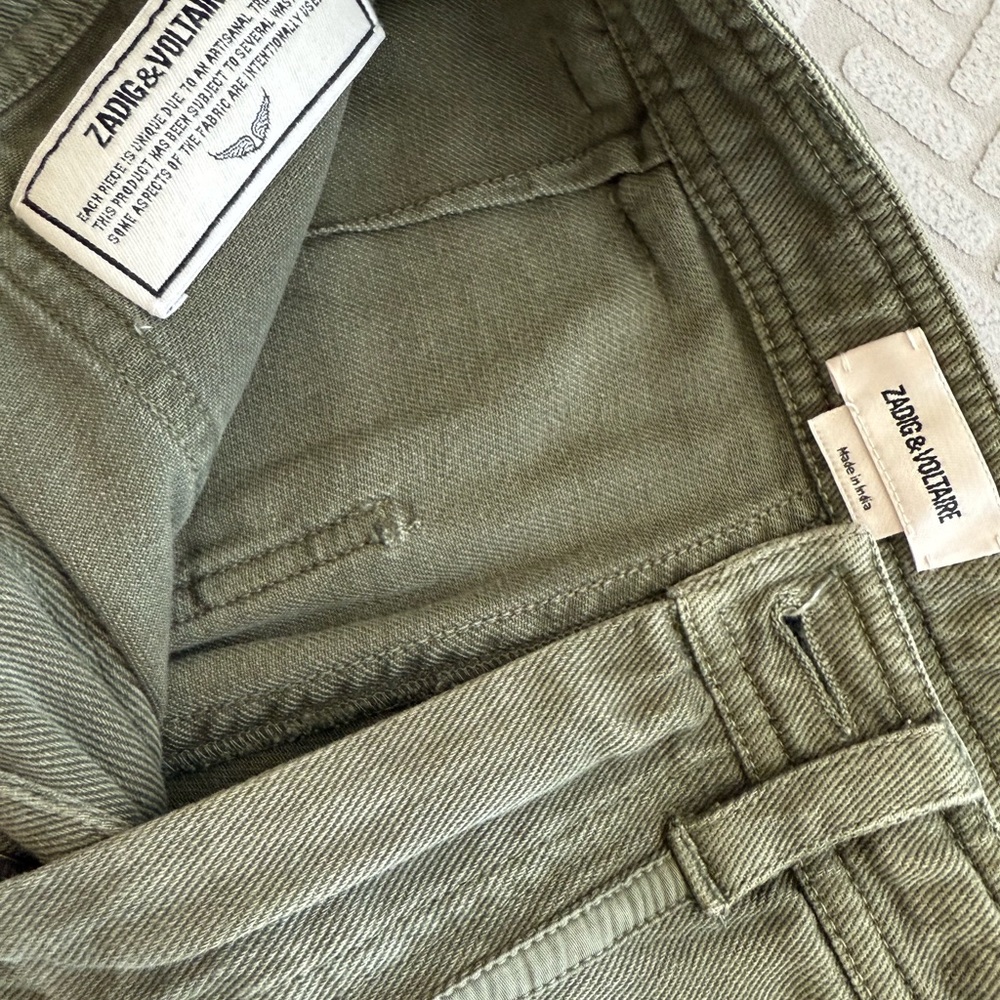 Zadig & Voltaire Men's Green Pants